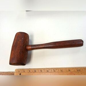 Vintage wooden mallet